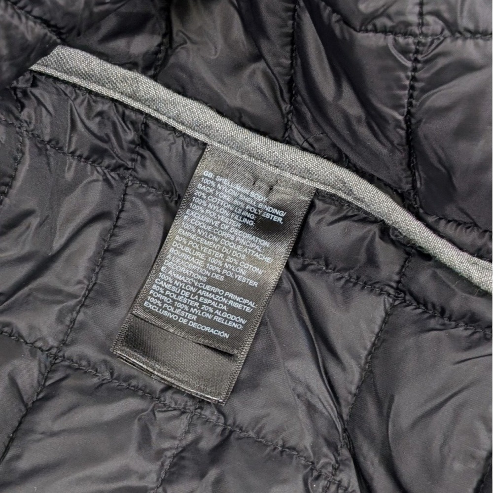 The North Face Thermoball Shirt Jacket Mens Black Logo Quilted Puffer Gorpcore - Picture 8 of 10